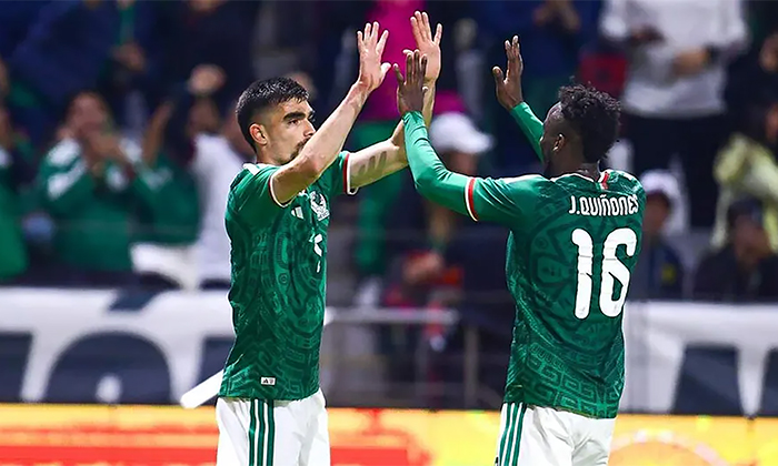 México golea a Serbia por 5-1 en amistoso previo al Mundial