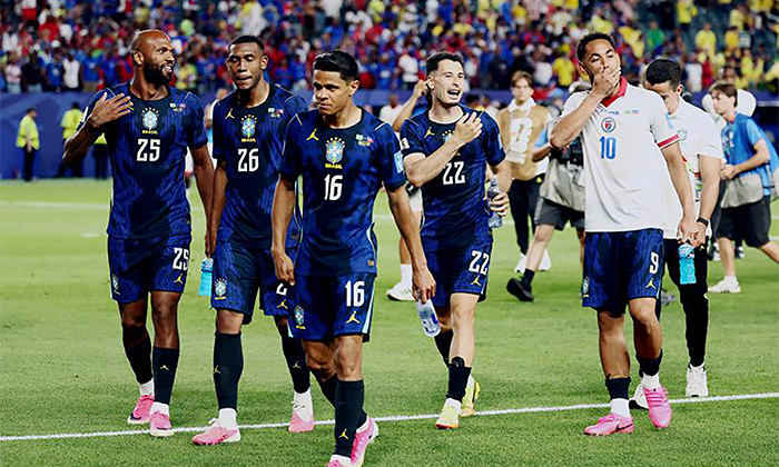 Golea Brasil 3-0 a Haití y lidera Grupo C
