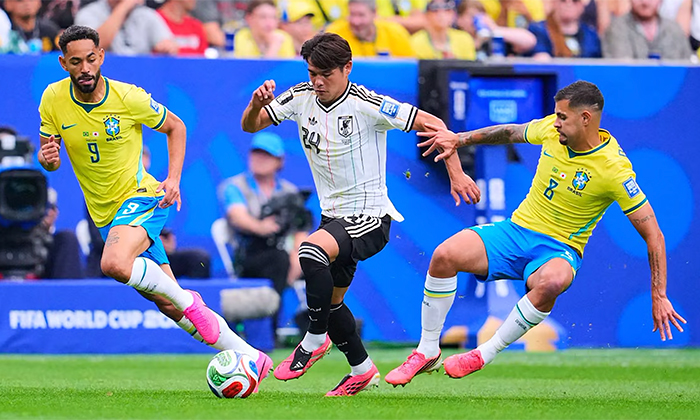 Brasil remonta y deja fuera a Japón por 2-1 en la Copa del mundo