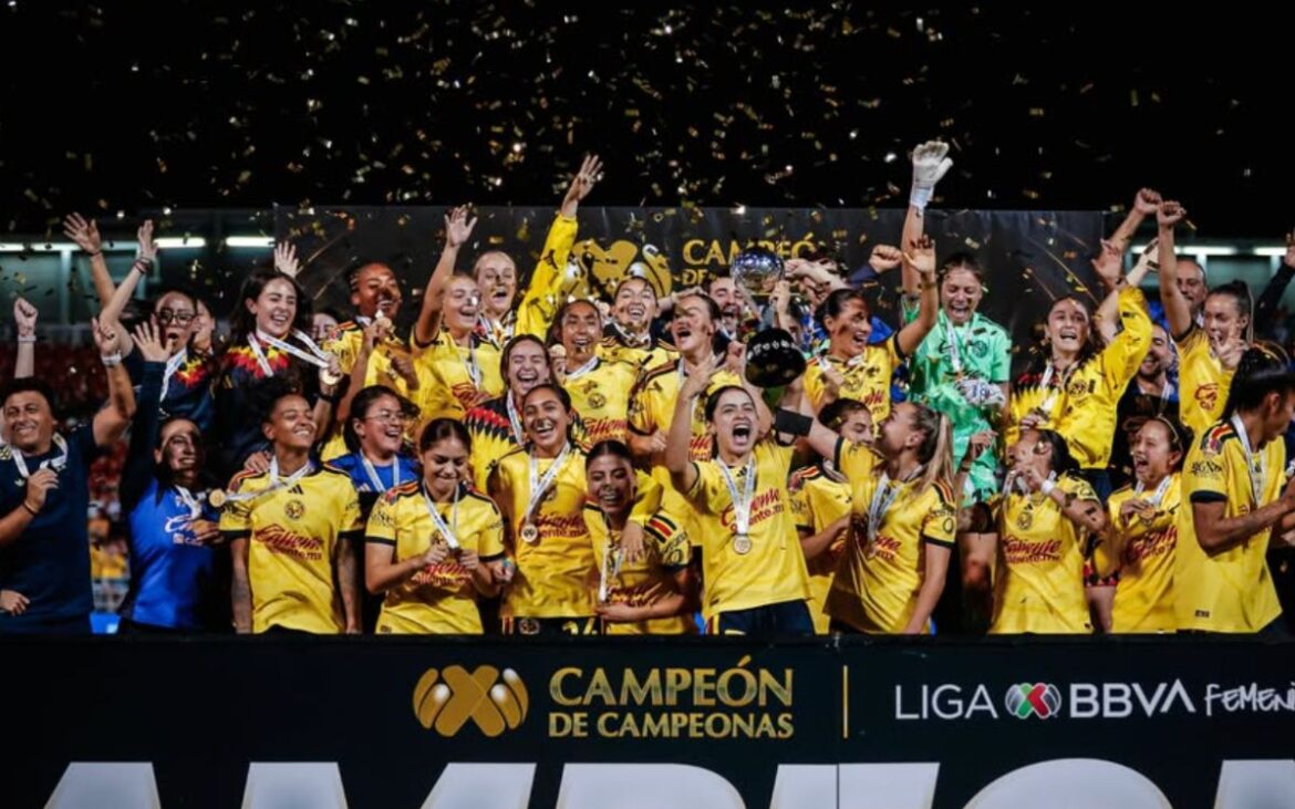 América Femenil conquista el Campeón de Campeonas y firma un histórico triplete