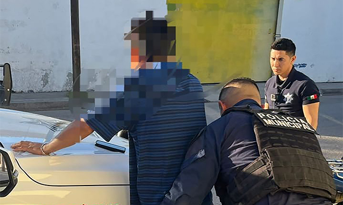 Aprehenden a violento ladronzuelo en la colonia Adolfo López Mateos