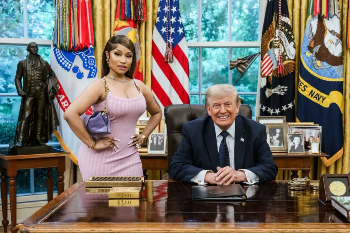 Trump llama “hot” a Nicki Minaj en discurso