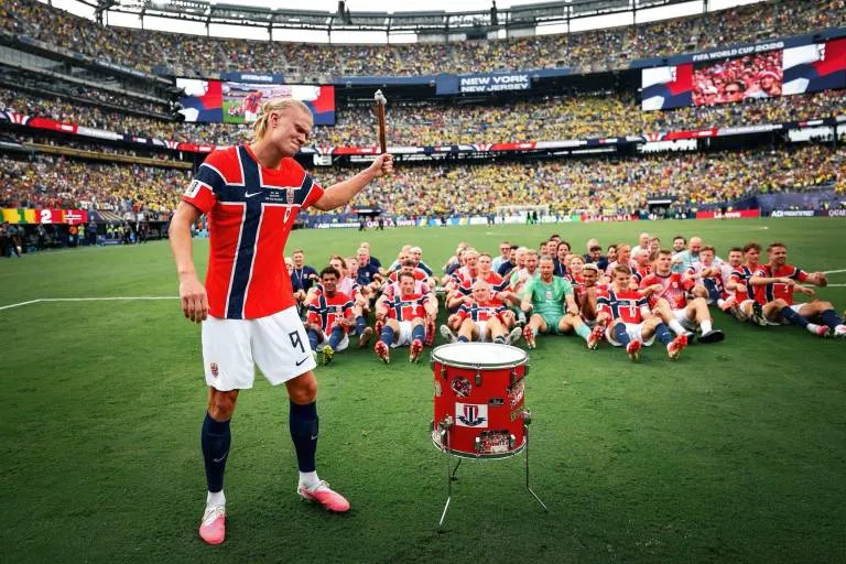 Haaland enfrentará al país donde nació en el Mundial