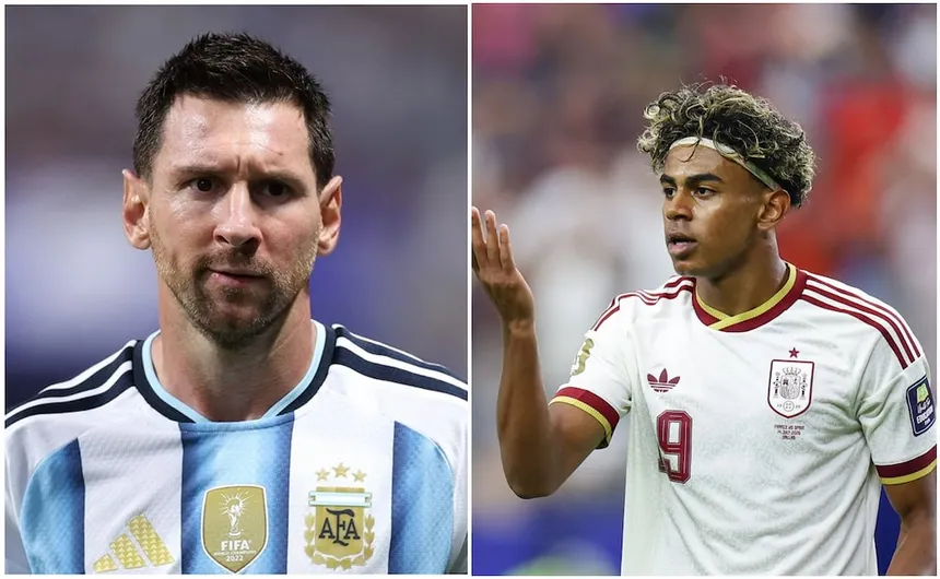 Messi y Lamine Yamal protagonizan imagen antes de la final