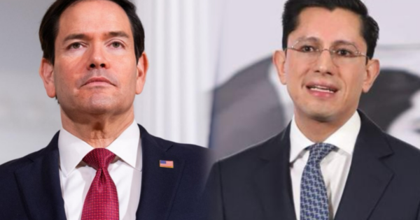 Roberto Velasco y Marco Rubio dialogan durante final del Mundial