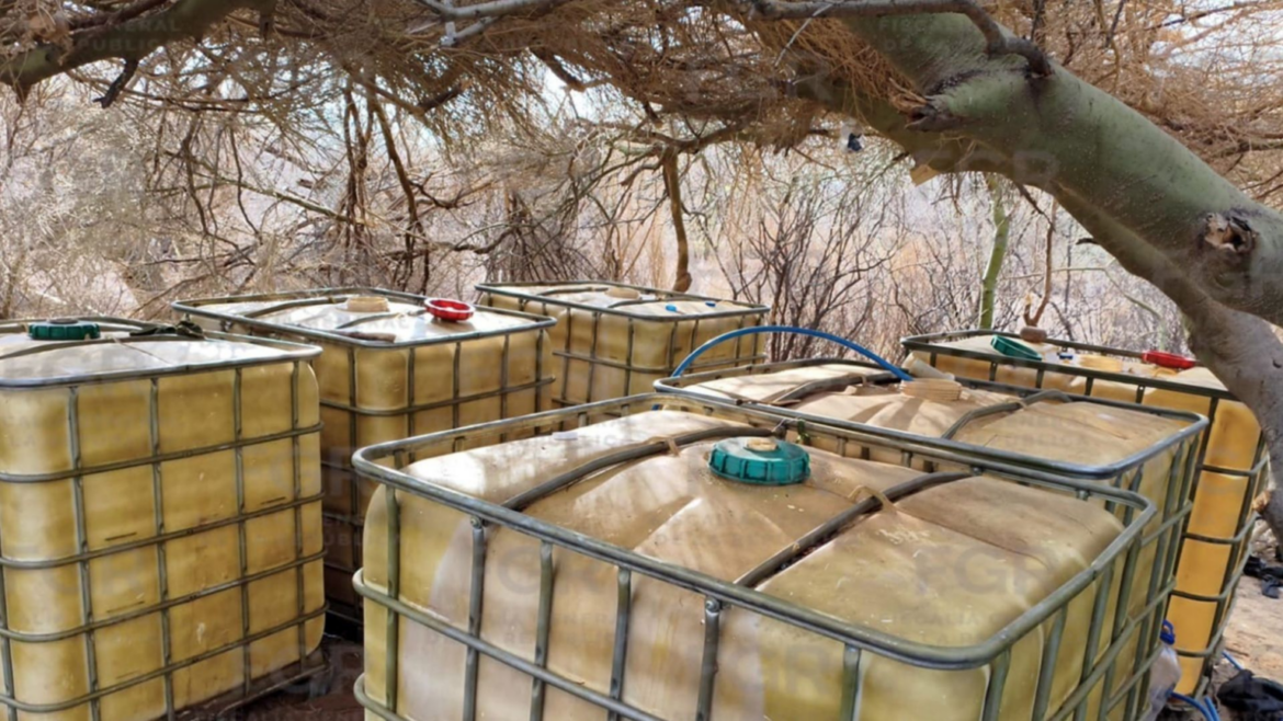 FGR asegura 8 mil litros de hidrocarburo tras hallar toma clandestina en Hermosillo