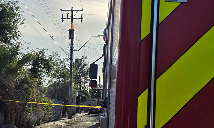 Explota otro transformador; Ahora en la colonia El Malecón