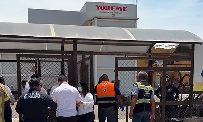 Fuga de amoniaco deja siete intoxicados en la empresa empacadora de Carne Yoreme en Ciudad Obregón