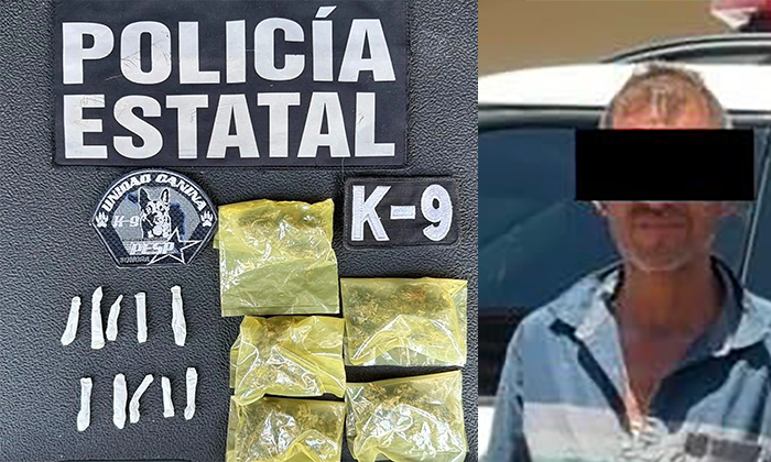 Someten a hombre en posesión de drogas en la colonia Lomas de Madrid