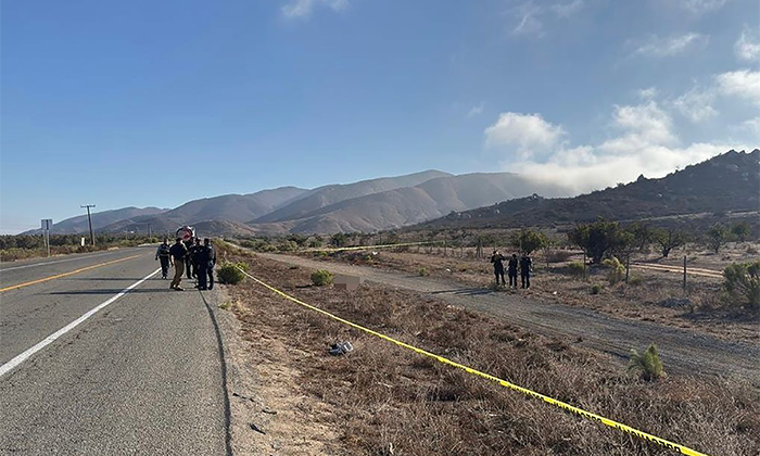 Hallan cadáver en predio en la carretera a La Colorada