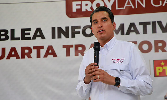 Refuerza pilares para continuar transformación durante recorridos de Froylán Gámez