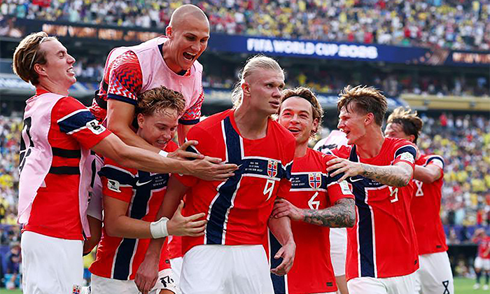 Noruega deja fuera al favorito Brasil con dos goles de Haaland