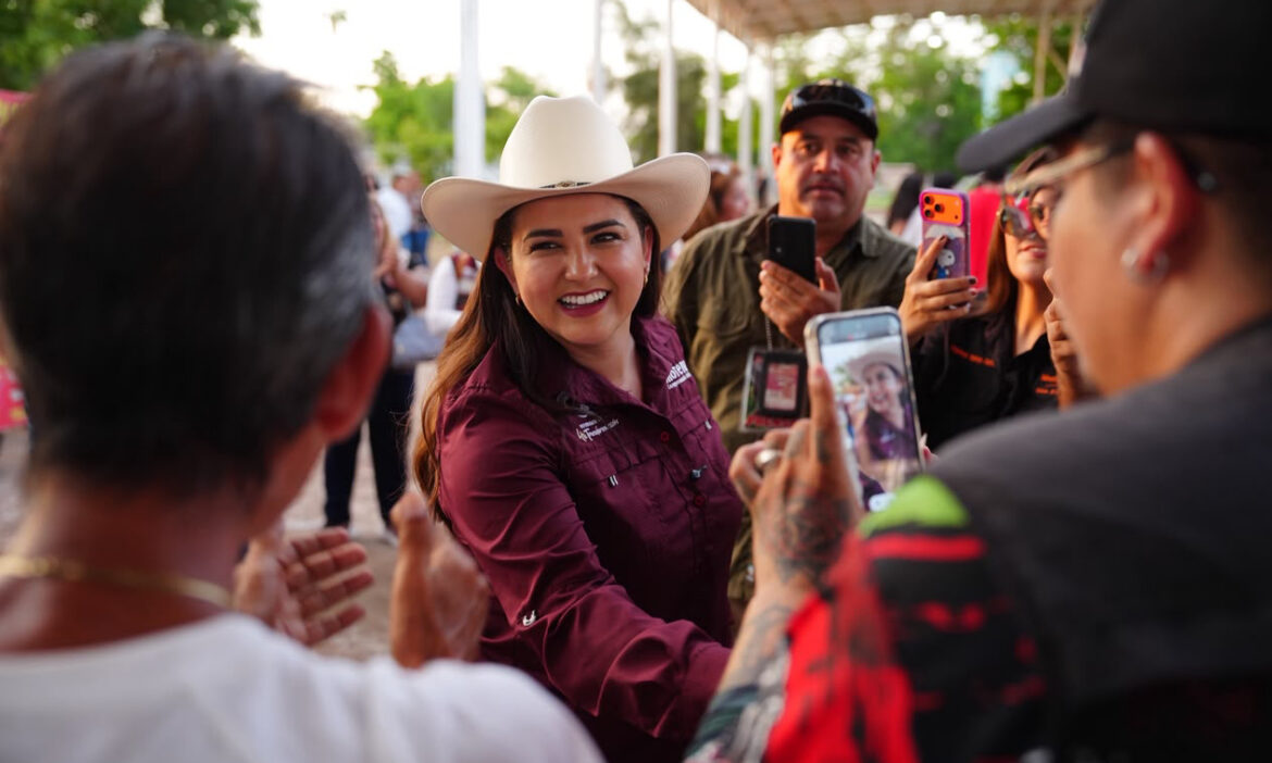 Militancia de Navojoa respalda a Celida López como Coordinadora Estatal de Morena.