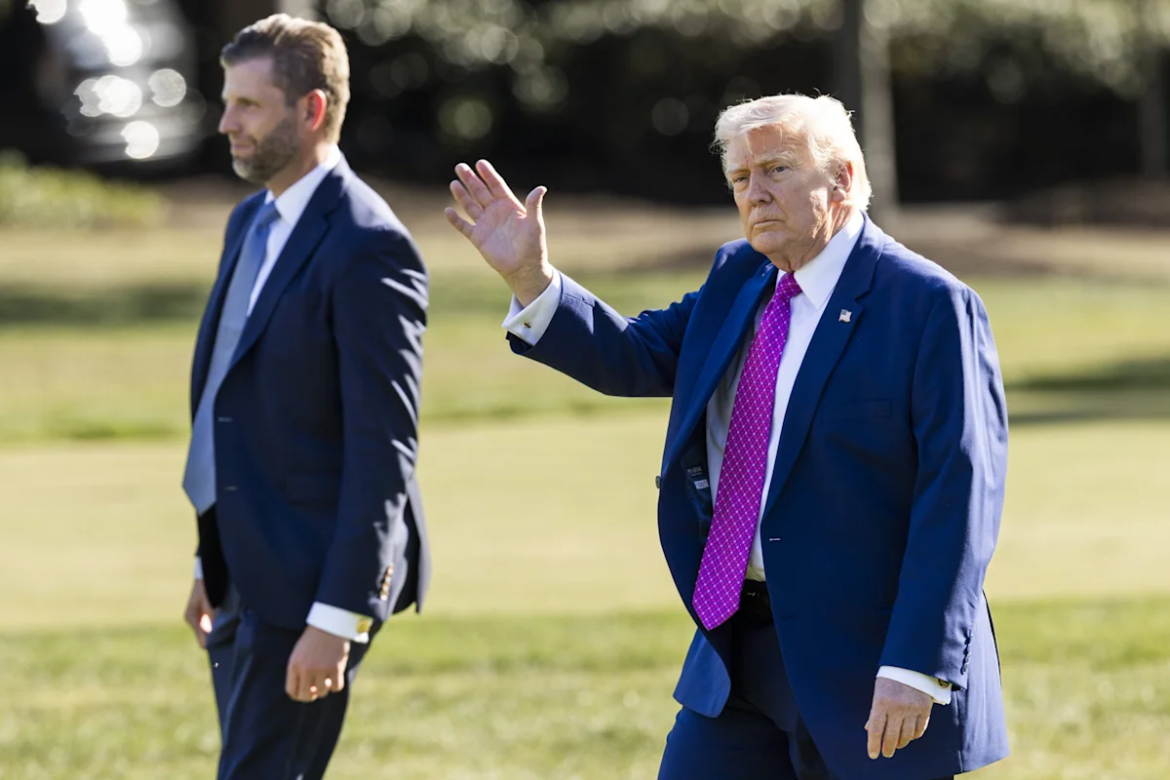Eric Trump revela que biblioteca de su padre exhibirá un Air Force One retirado