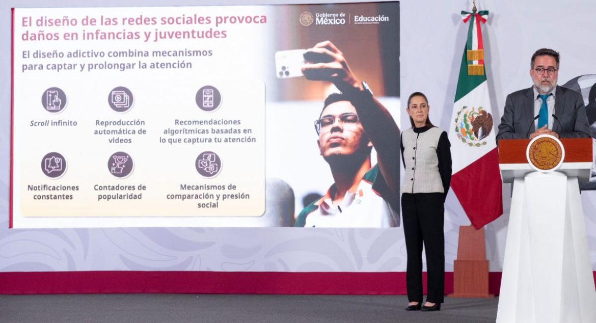 Sheinbaum presentará en agosto propuesta para regular celulares y redes sociales