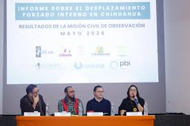 Informe alerta por desplazamientos en Chihuahua