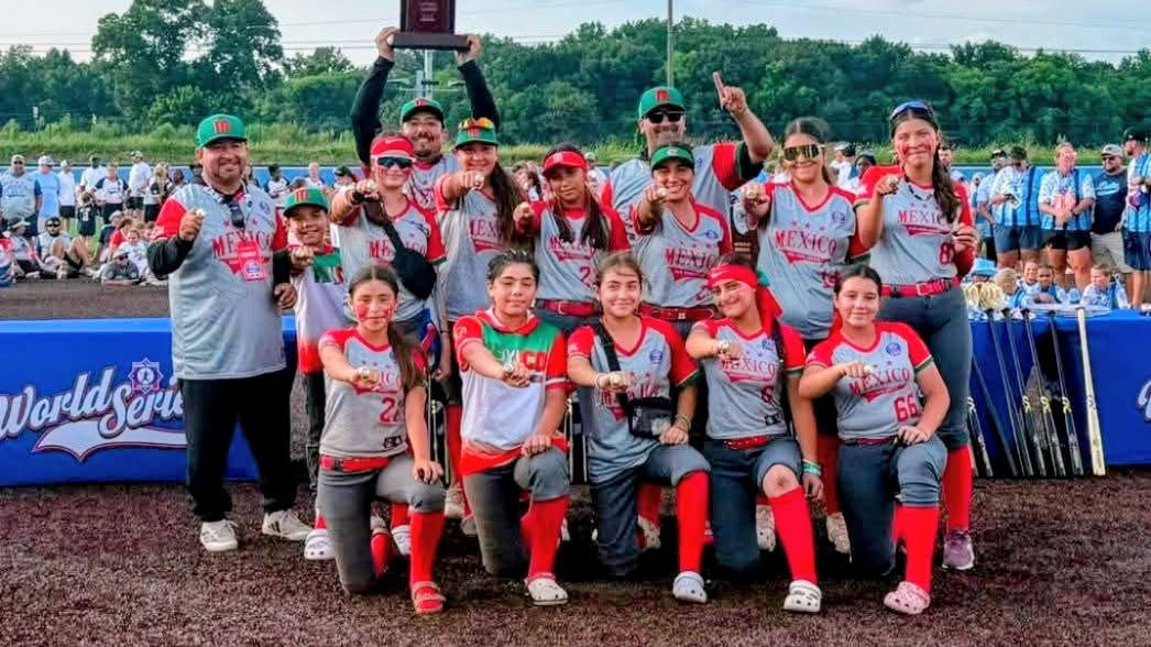 En el Mundial Babe Ruth de softbol