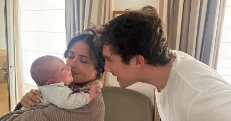 Salma Hayek se convierte en abuela por primera vez