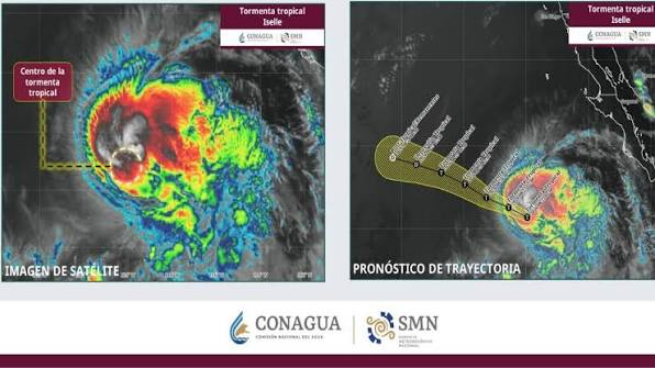 Iselle y Julio avanzan por el Pacífico