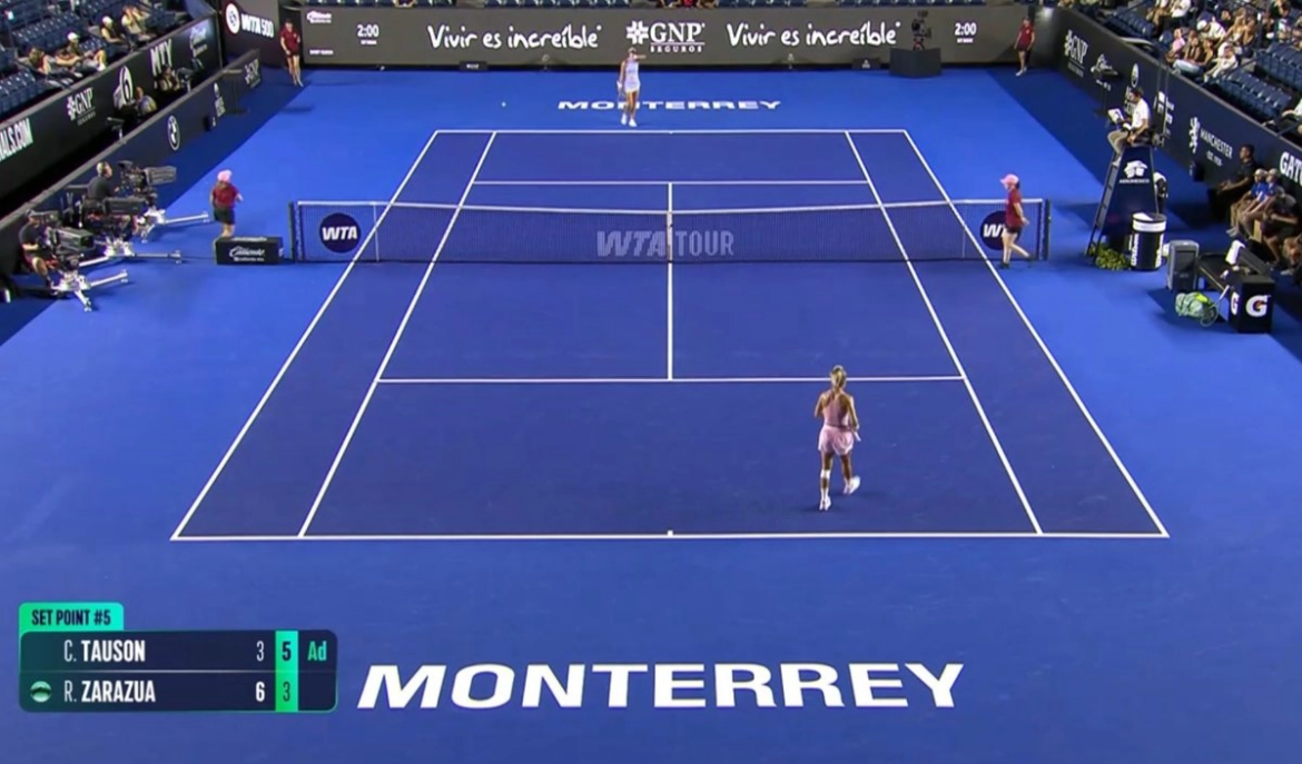 Renata Zarazúa queda fuera en singles del Abierto de Monterrey