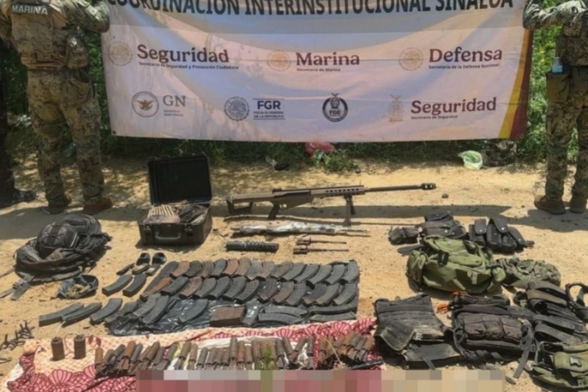 Marina destruye 49 artefactos explosivos en Sinaloa