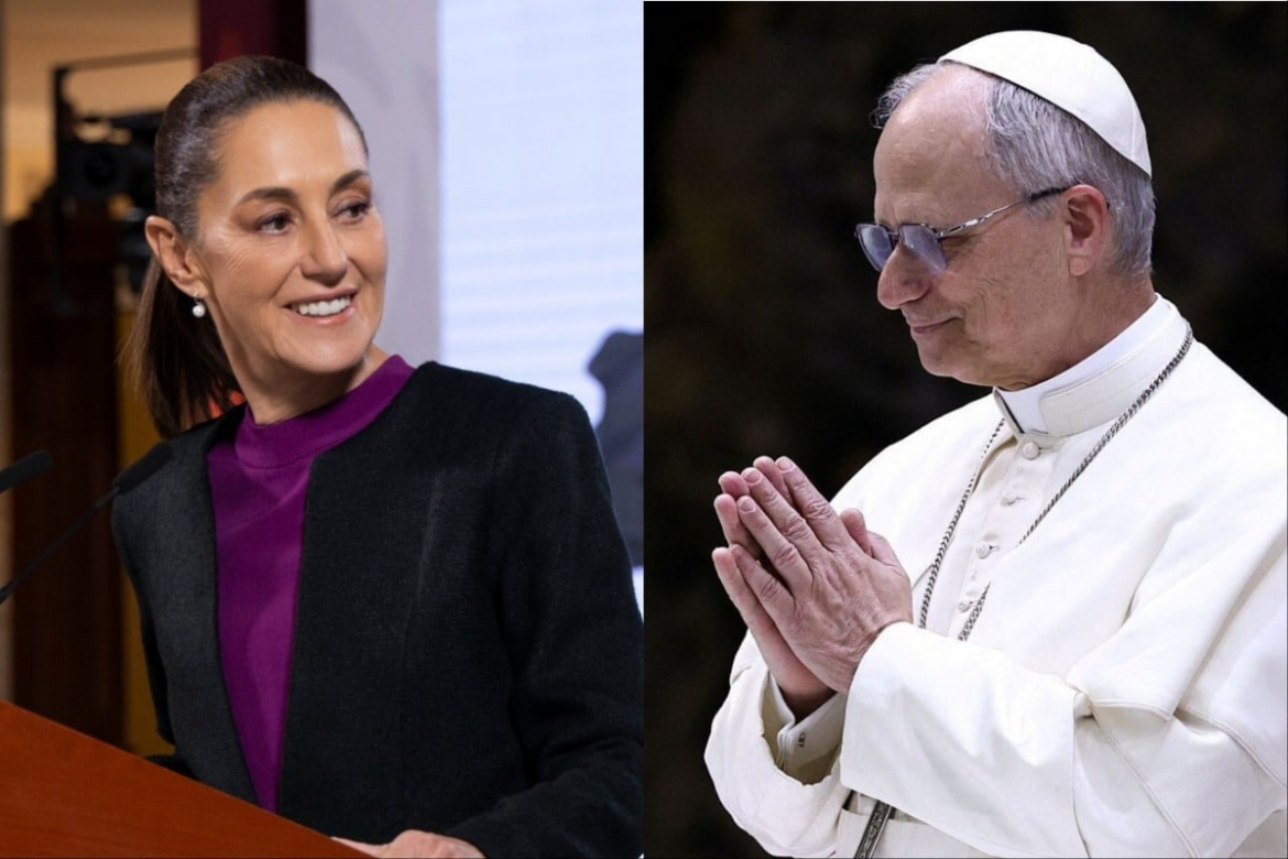 Sheinbaum insistirá al Vaticano en invitar al papa León XIV a México