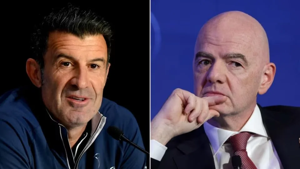 Luis Figo exige la salida de Infantino mientras la FIFA enfrenta una crisis interna