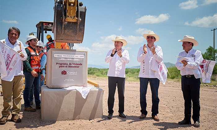 Inicia construcción de viviendas en Navojoa
