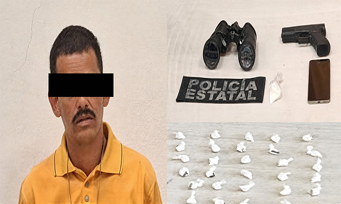 Aseguran más de 300 dosis con droga en Nogales