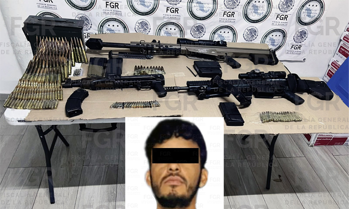 Arrestan a sujeto con armas de fuego en Navojoa