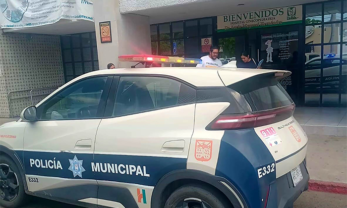 Auxilian policías a bebé con problemas respiratorios en el fraccionamiento Arándanos