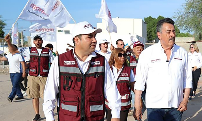 Javier Lamarque camina las colonias Las Minitas y Las Lomas en el sur y sureste de Hermosillo