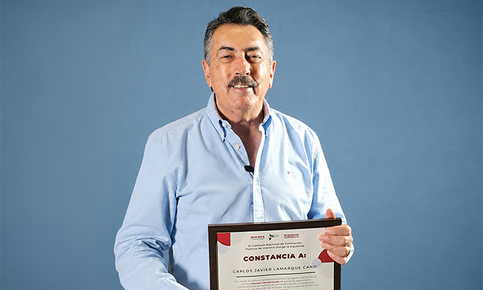 Cumple Javier Lamarque programa de formación política