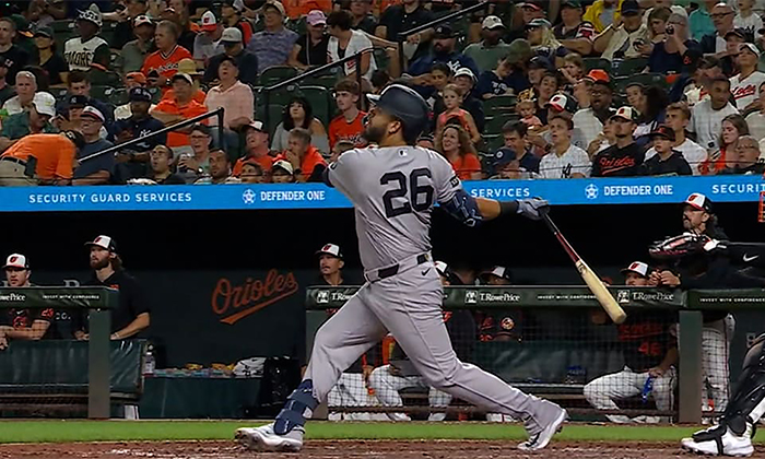 Yanquis “barren” a Orioles por 6-1 en tres juegos