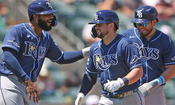 Tampa Bay se impone a Atléticos por 8-4