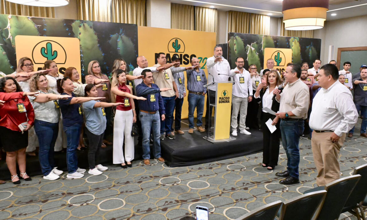 Participa Toño Astiazarán en instalación de Maciso
