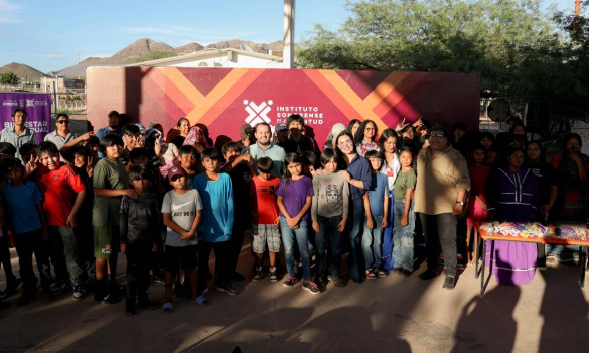 El Instituto Sonorense de la Juventud llevan jornada comunitaria a jóvenes de Punta Chueca