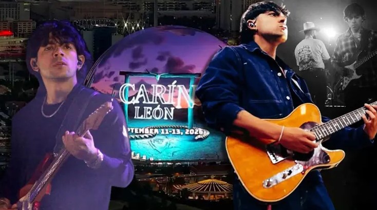 Guitarrista guaymense hará historia junto a Carín León en Las Vegas