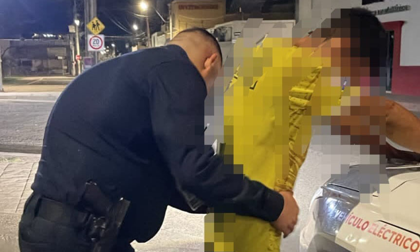 Arrestan a presunto vendedor de crystal en la colonia Jerez del Valle