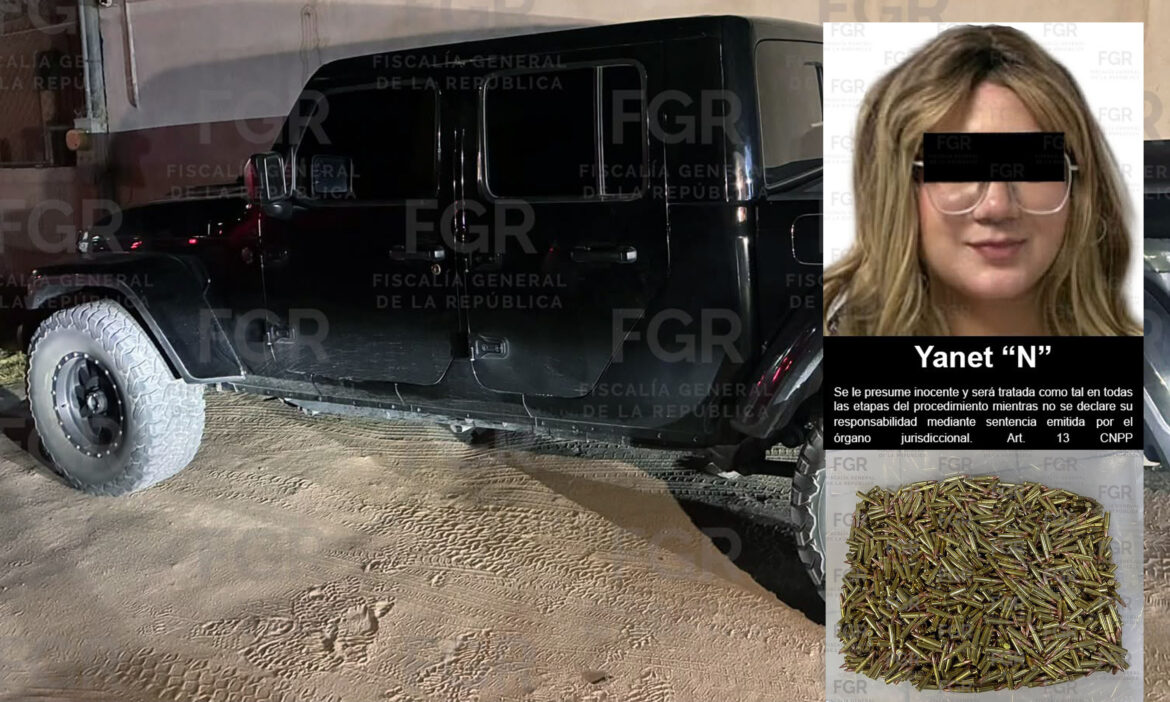 Queda en prisión mujer atrapada con 5 mil cartuchos en San Luis Río Colorado