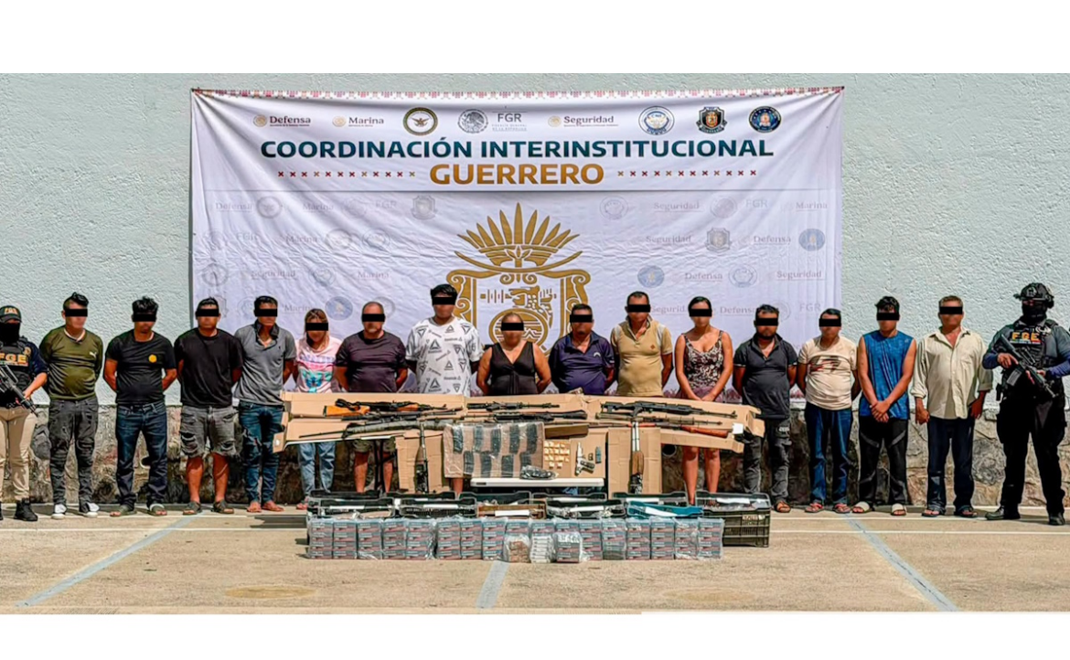 Detienen a 16 presuntos miembros de Los Ardillos