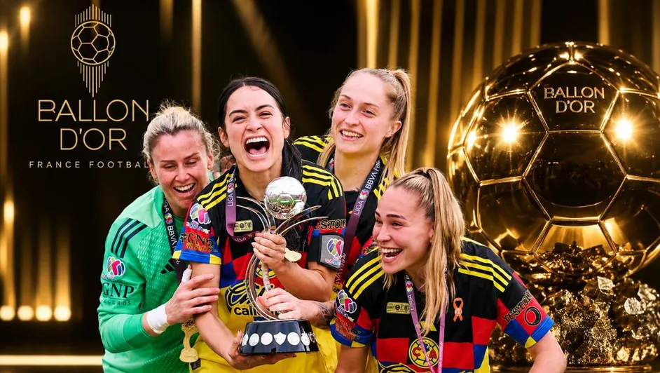 América Femenil hace historia con nominación al Balón de Oro