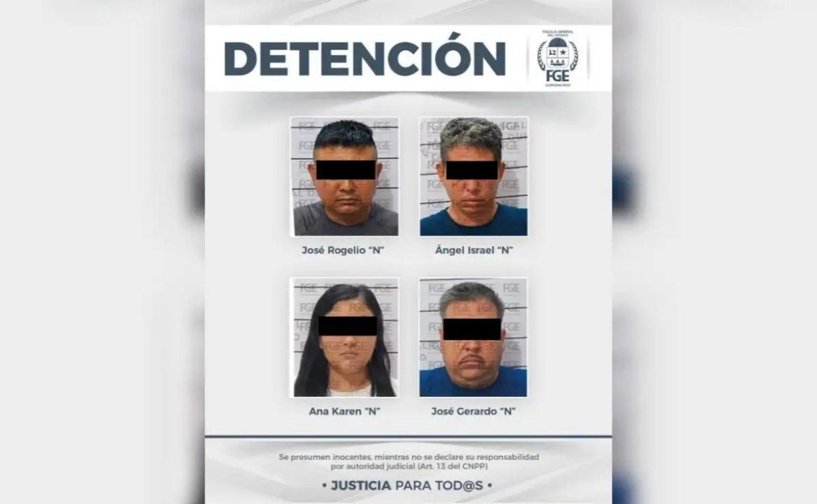 Detienen a cuatro policías por desaparición en QR