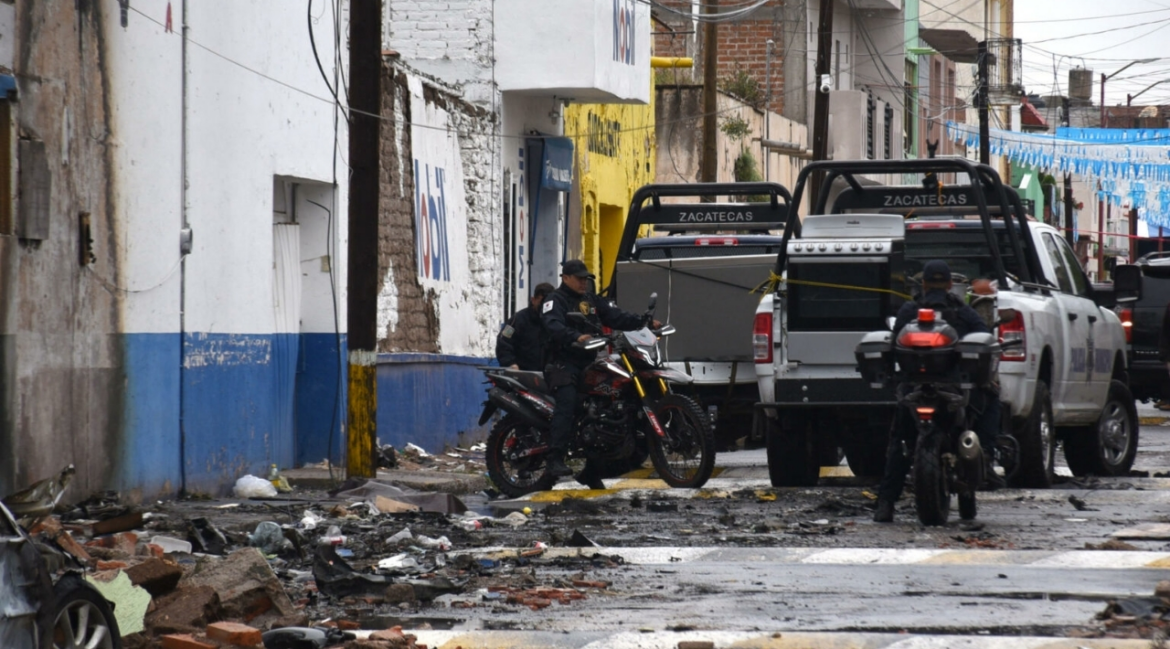 Detienen a presunto implicado en explosión en Zacatecas