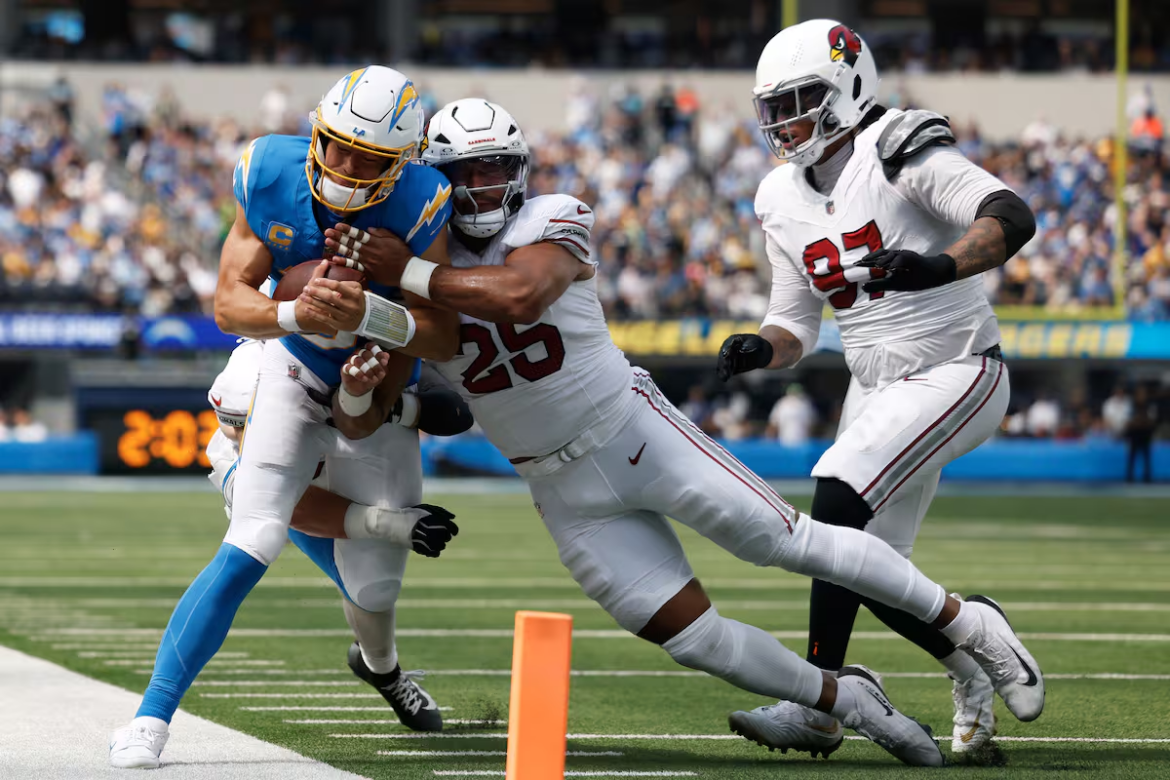Ofensiva de Chargers no carbura y caen ante Cardinals