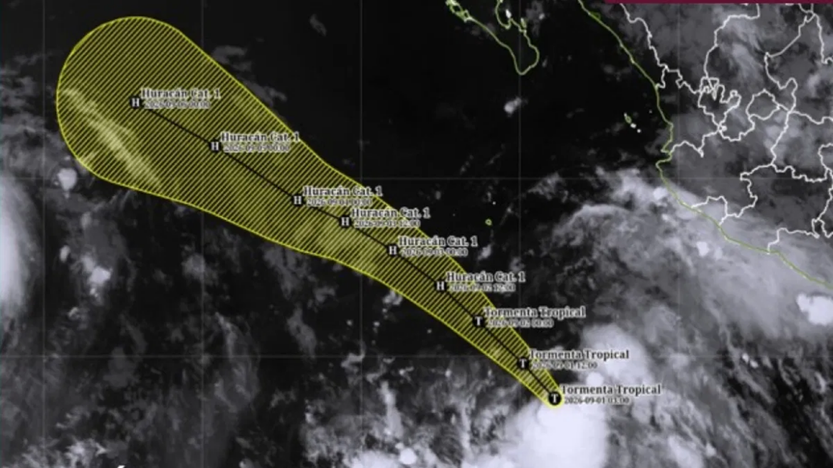 Se forma tormenta tropical ‘Marie’ en el Pacífico