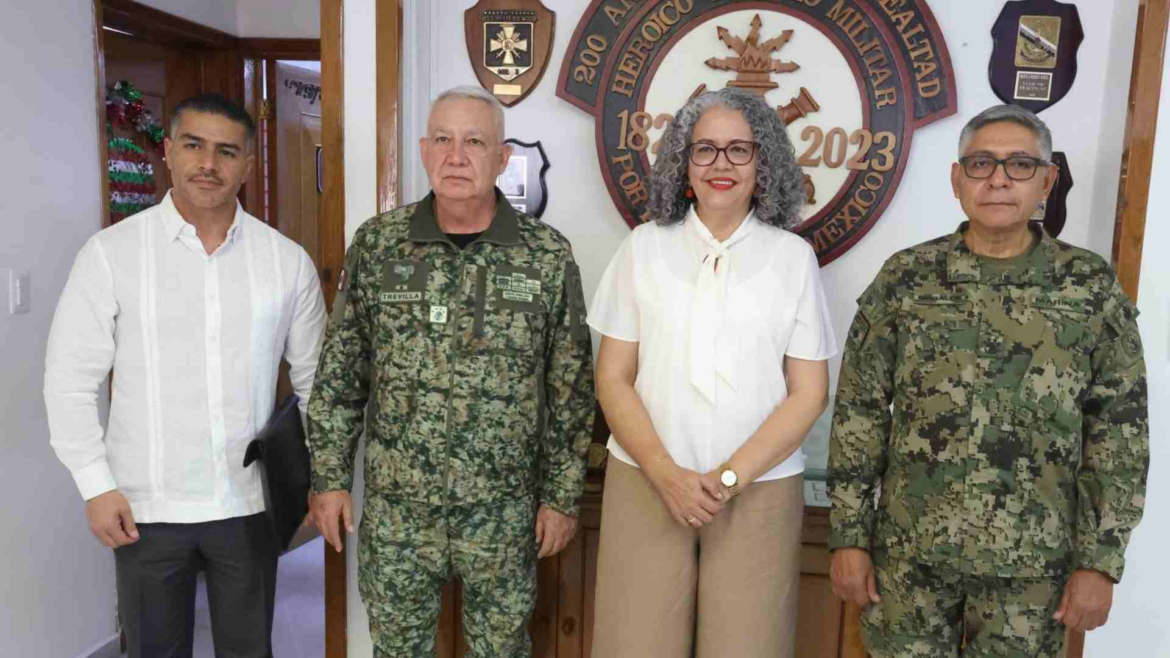 Titulares de Sedena, Marina y Seguridad supervisan estrategia en Sinaloa