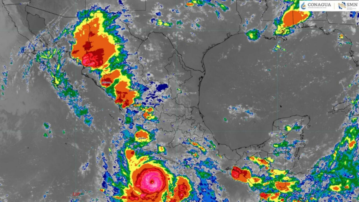 Huracán ‘Polo’ provoca lluvias intensas en varios estados de México