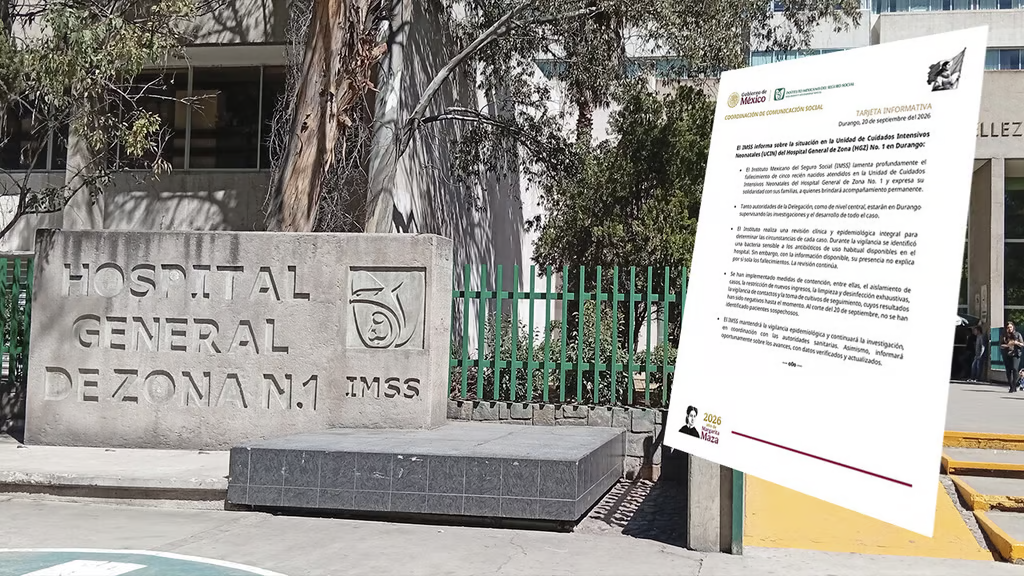 IMSS confirma bacteria en cuatro de cinco recién nacidos que murieron en Durango