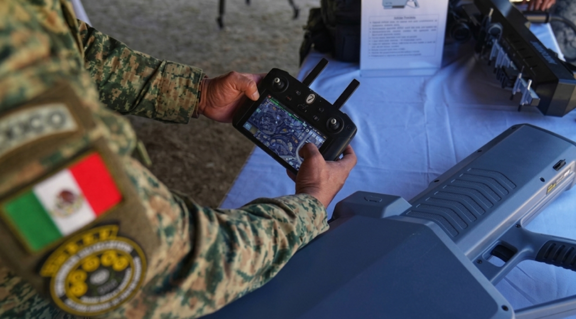 Defensa despliega 165 equipos antidrones en frontera